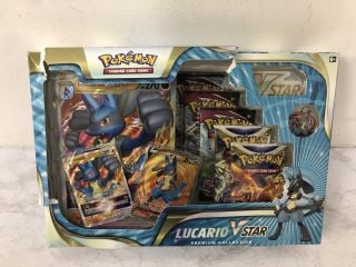 POKEMON LUCARIO V STAR PREMIUM COLLECTION CARD GAME