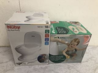 2 X ITEMS INC NUBY MY REAL POTTY UPTO 23KG