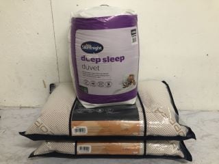 3 X ITEMS INC SILENTNIGHT WELLBEING COLLECTION COPPER INFUSED PILLOW