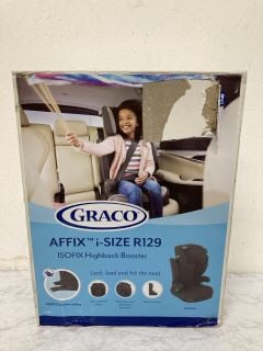 GRACO AFFIX I-SIZE R129 ISOFIX HIGHBACK BOOSTER CAR SEAT