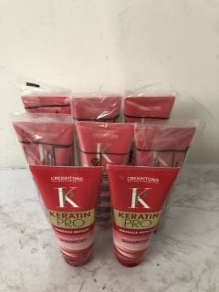 QTY OF CREIGHTONS KERATIN PRO DAMAGE REPAIR