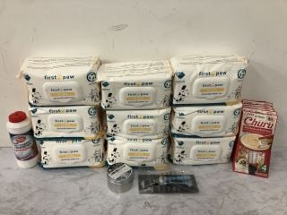 QTY OF ITEMS INC FIRST PAW PET WIPES 100 PCS