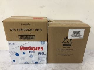 QTY OF ITEMS INC HUGGIES PURE BABY WIPES