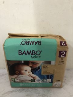 BAMBO NATURE 2 SMALL 3-6KG NAPPIES