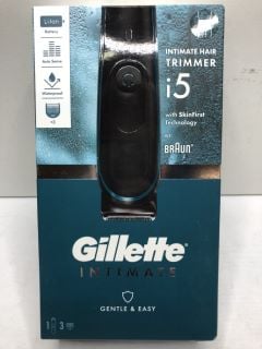 GILLETTE I5 INTIMATE HAIR TRIMMER BY BRAUN (SEALED) RRP: £89