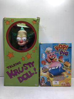 2 X TOYS INC TALKING KRUSTY DOLL