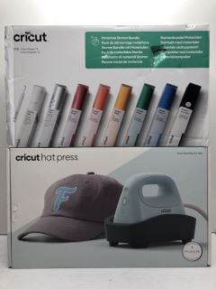 2 X CRICUT ITEMS INC HAT PRESS