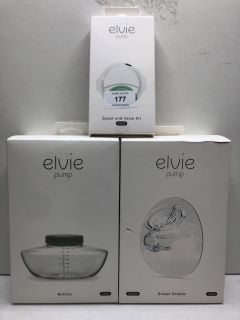 3 X ELVIE PUMP INC BREAST SHIELDS