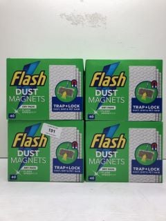 4 X FLASH DUST MAGNETS DRY PADS