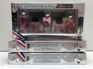 3 X LES PARFUMS DE FRANCE