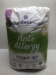 SLUMBERDOWN ANTI ALLERGY DOUBLE DUVET 10.5 TOG