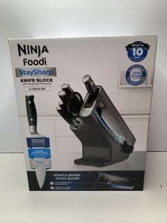 NINJA KNIFE BLOCK 6- PEICE SET