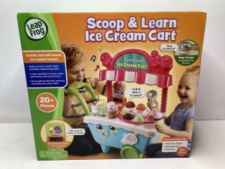 LEAP FROG SCOOP&LEARN ICE CREAM CART