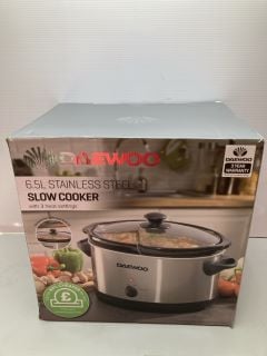 DAEWOOD 6.5L STAINLESS STEEL SLOW COOKER