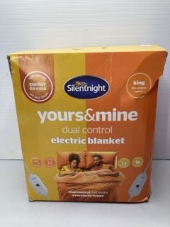 SILENT NIGHT DUAL CONTROL ELECTRIC BLANKET