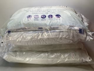 2 X PAIR OF PILLOWS INC FOGARTY 2 SOFT TOUCH PILLOW