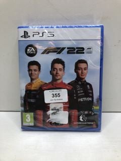 F1 22 GAME FOR PS5 (SEALED)