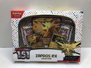 POKEMON SCARLET & VIOLET 151 ZAPDOS EX COLLECTION PACK