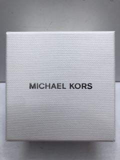 MICHAEL KORS WATCH SET INC BANGLE AND EARRINGS