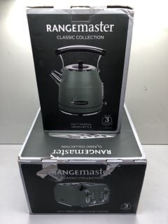 RANGE MASTER CLASSIC COLLECTION 4 SLICE TOASTER WITH KETTLE - COMPLETE SET