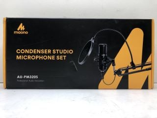 MAONO CONDENSER STUDIO MICROPHONE SET MODEL: AU-PM320S