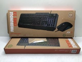 2 X ADX GAMING KEYBOARDS INC FIREBUNDLE CORE 23