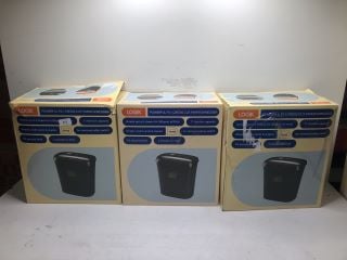 3 X LOGIK SHREDDERS