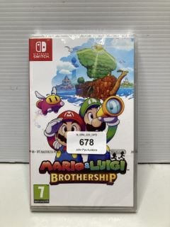 NINTENDO SWITCH MARIO&LUIGI BROTHERSHIP