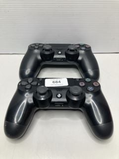 2 X PS4 CONTROLLERS