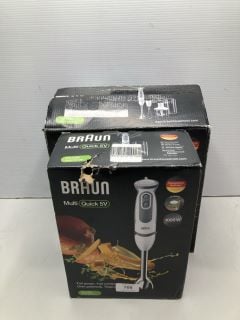 2 X BRAUN MULTI QUICK 5V INC 3 IN 1