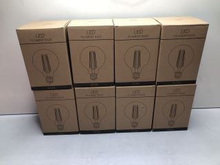 8 X LED FILAMENT BULBS