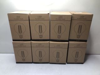 8 X LED FILAMENT BULBS