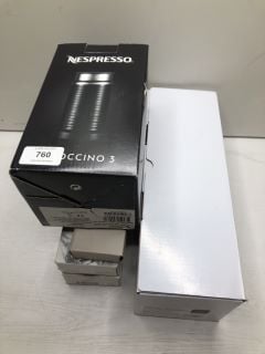 QTY OF ITEMS INC NESPRESO AEROCCINO 3 MILK FROTHER