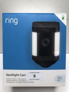 RING SPOTLIGHT CAM PLUS OUTDOOR CAMERA RRP: £119 (SEALED)