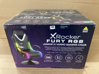 XROCKER FURY RGB JUNIOR 2.1 AUDIO GAMING CHAIR (EX DISPLAY)