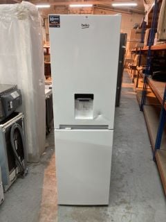 BEKO WATER DISPENSER FRIDGE FREEZER MODEL NO: CFG4582DW RRP: £369.00