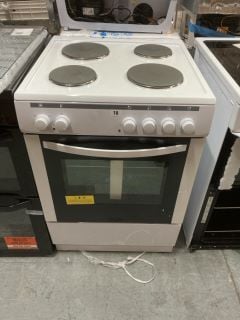 ESSENTIALS 60CM ELECTRIC SOLID PLATE COOKER MODEL NO: CFSE60W18 RRP: £239.00