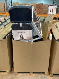 PALLET OF ITEMS INC IRONING BOARD