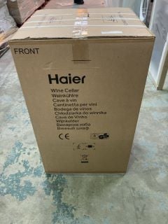 HAIER WINE CELLAR MODEL NO: HWS33GG RRP: £349.00 (EX DISPLAY)