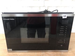 RUSSELL HOBBS BUILT-IN MICROWAVE WITH GRILL MODEL NO: RHBM2002S