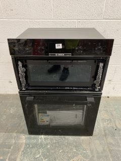 BOSCH SERIES 4 BUILT-IN DOUBLE OVEN MODEL NO: MBS533BB0B - RRP £749