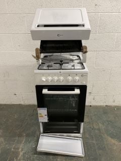 FLAVEL 50CM CONVENTIONAL GAS COOKER WITH HIGH LEVEL GRILL MODEL NO: FHLG51W