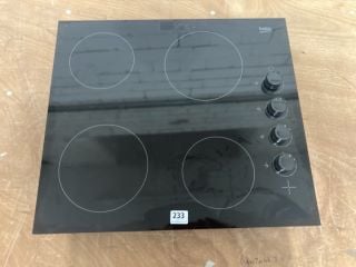 BEKO 4 BURNER INDUCTION HOB MODEL NO:HIC 64102