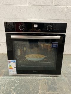 BEKO 60CM BUILT-IN SINGLE MULTI FUNCTION OVEN MODEL NO: BBIS25300XC