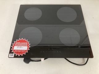 VICEROY INDUCTION HOB MODEL WRECOIND60 RRP £290