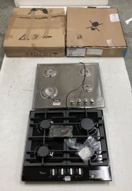 FOUR HOBS TO INCLUDE BOSCH MODEL: PCP6A6B90 (SMASHED, SALVAGE, SPARES AND REPAIRS ONLY)