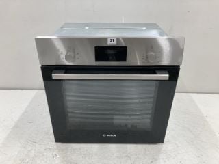 BOSCH SERIES 2 BUILT-IN ELECTRIC SINGLE OVEN MODEL: HHF113BR0B RRP: £252