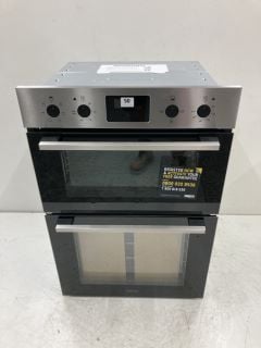 ZANUSSI BUILT-IN ELECTRIC DOUBLE OVEN MODEL: ZKHHL3X1 RRP: £509