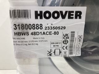 HOOVER 8KG INTEGRATED WASHING MACHINE MODEL: HBWS48D1ACE-80 RRP: £449 (SEALED)