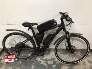 BLACK CARRERA ELECTRIC PUSH BIKE WITH EXTRA BATTERY (MPSS3341745)